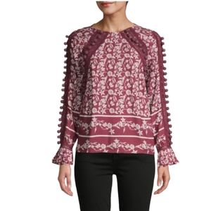 A La Plage By Joie Floral Boho Crochet Tri…